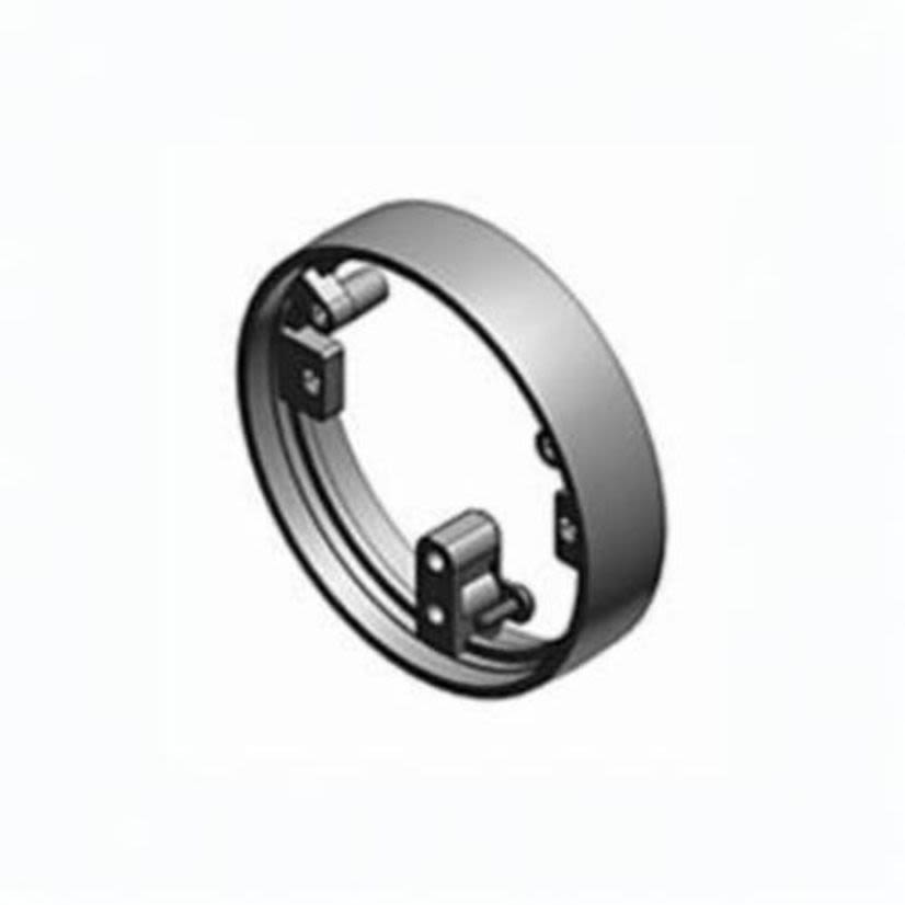 Thomas & Betts Carlon® E97ABR2 1-Piece Metal Cover Adapter, 5 in Dia, Thermoplastic